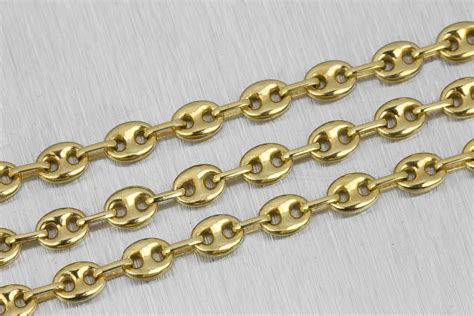 gucci mariner link chain|puffed gucci link gold chain.